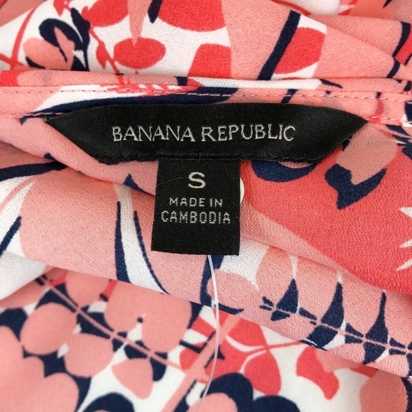 NWT Banana Republic Sleeveless Floral Top Size Small - Picture 4 of 8